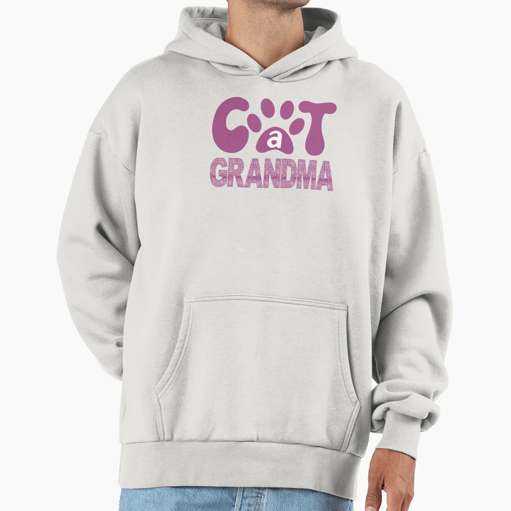 Cat Grandma Hoodie - Streetwear Style Unisex - T-Shirt, Sweatshirt, Hoodie