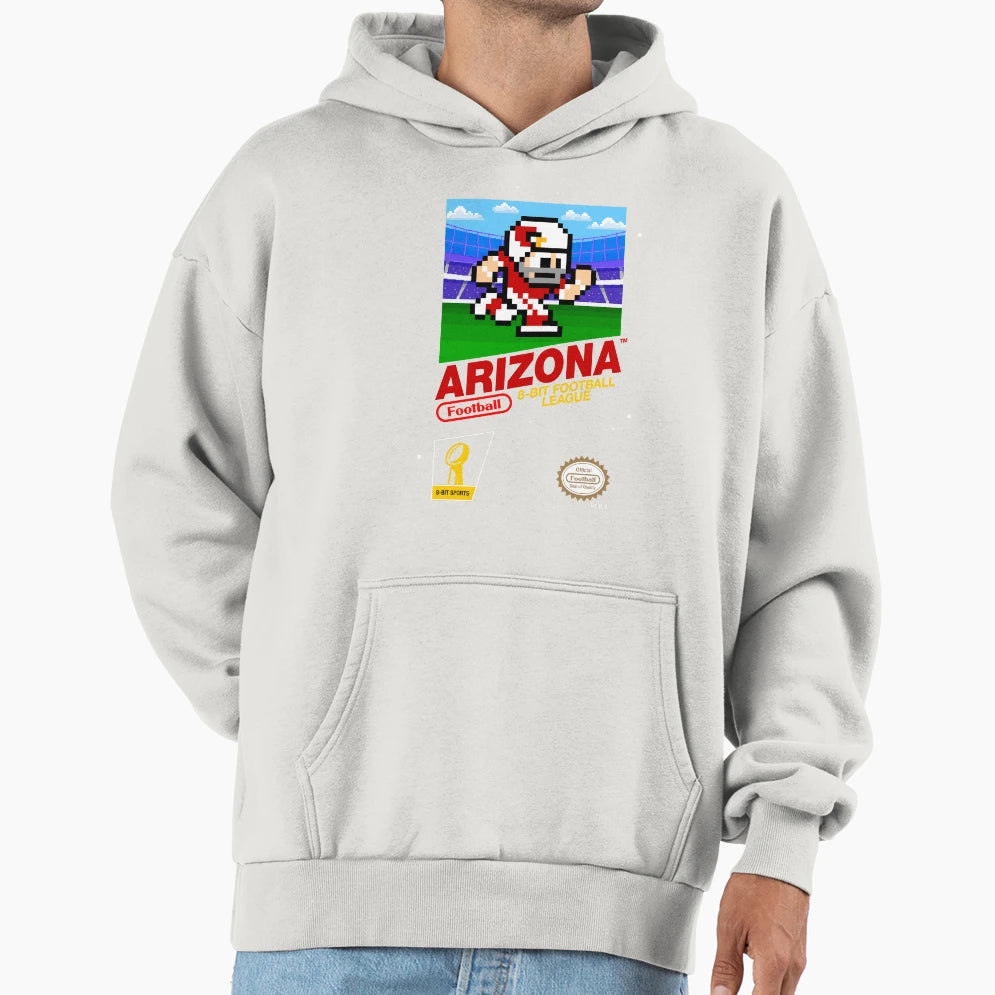 Arizona 8 Bit Videogames Cartridge Hoodie - Trendy Graphic Men Women - T-Shirt, Sweatshirt, Hoodie