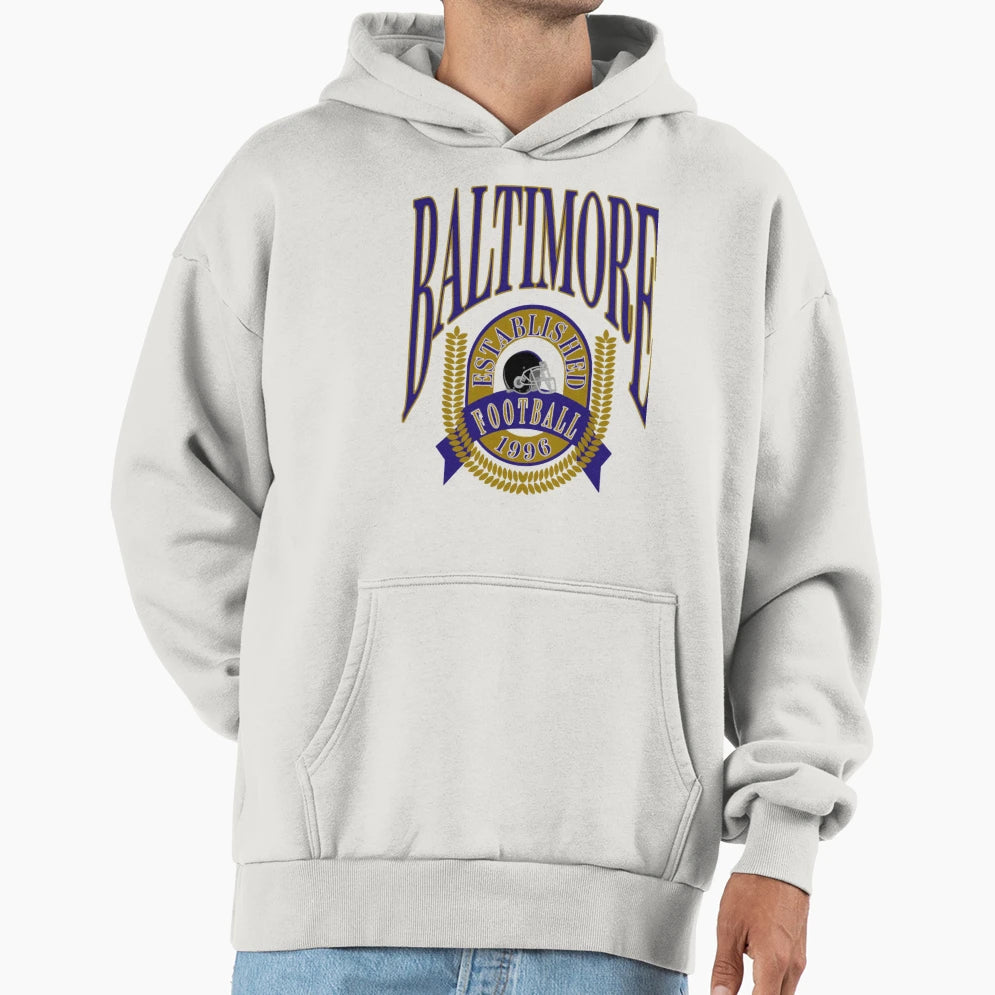 Art Baltimore Ravens Hoodie - Minimalist Print Men Women - T-Shirt, Sweatshirt, Hoodie