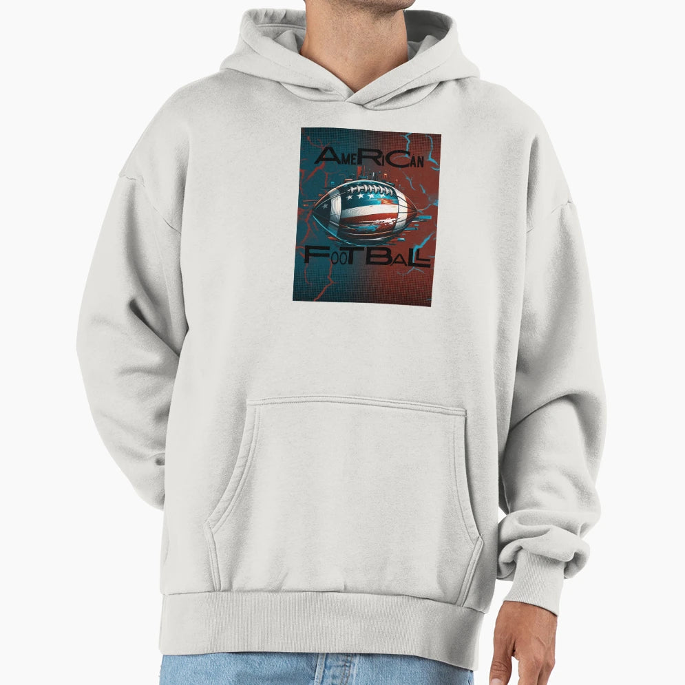 American Football Hoodie - Custom Art Print for Adults - T-Shirt, Sweatshirt, Hoodie