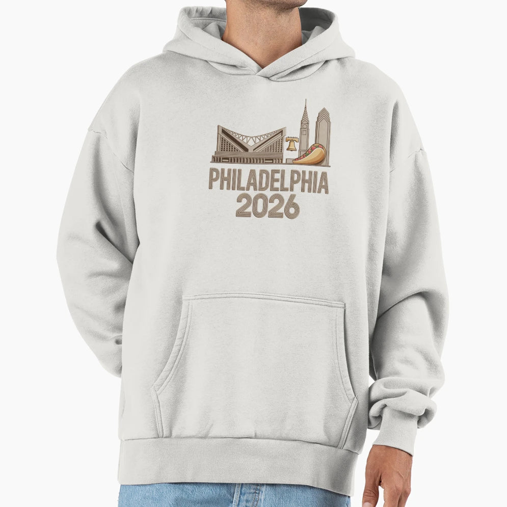 Philadelphia 2026 Liberty Bell T-Shirt - Fun Novelty Design for Adults - T-Shirt, Sweatshirt, Hoodie