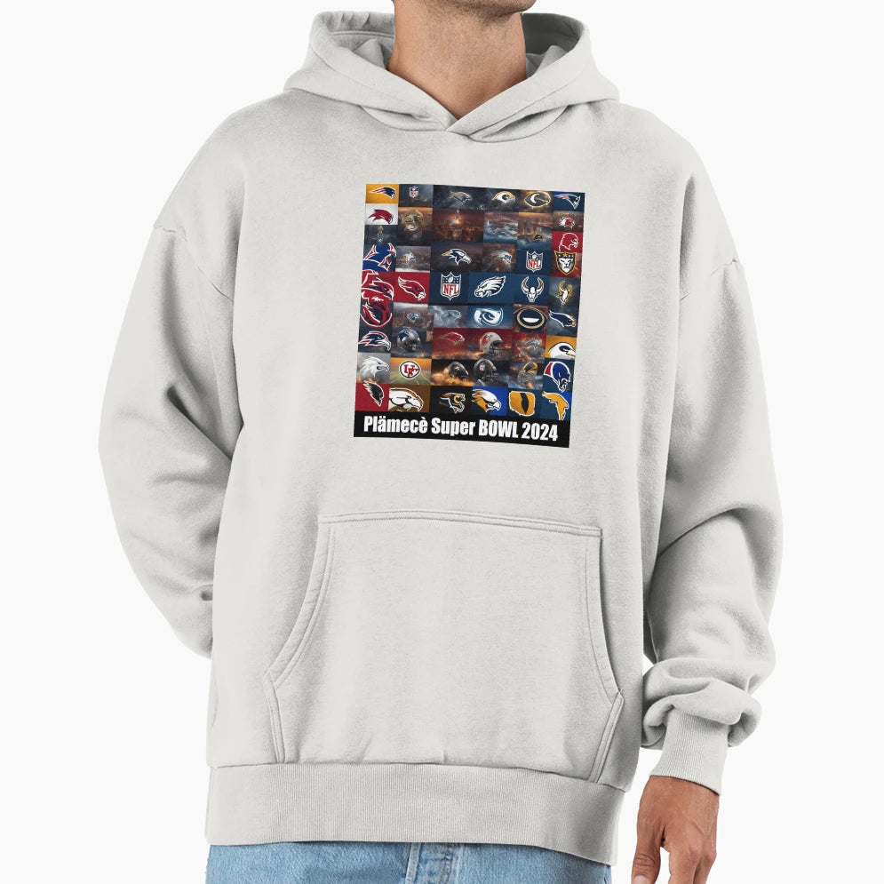 Super Bowl 2024 Nfl Usa Hoodie - Graphic Print for Adults - T-Shirt, Sweatshirt, Hoodie