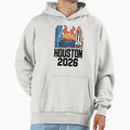 Houston 2026 Space Shuttle Football V6 T-Shirt - Novelty Apparel Unisex - T-Shirt, Sweatshirt, Hoodie