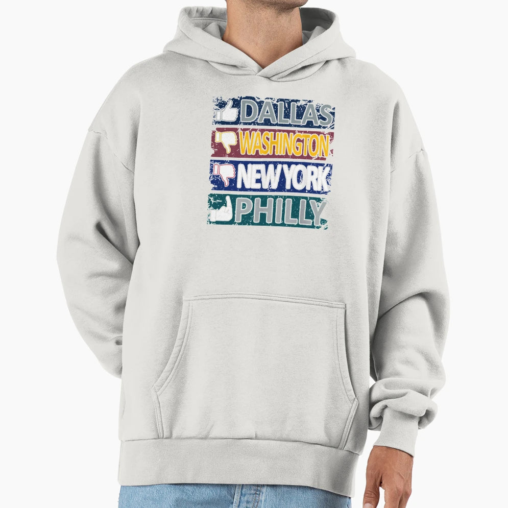 Funny Football Fan Dallas City Hoodie - Streetwear Style Unisex - T-Shirt, Sweatshirt, Hoodie