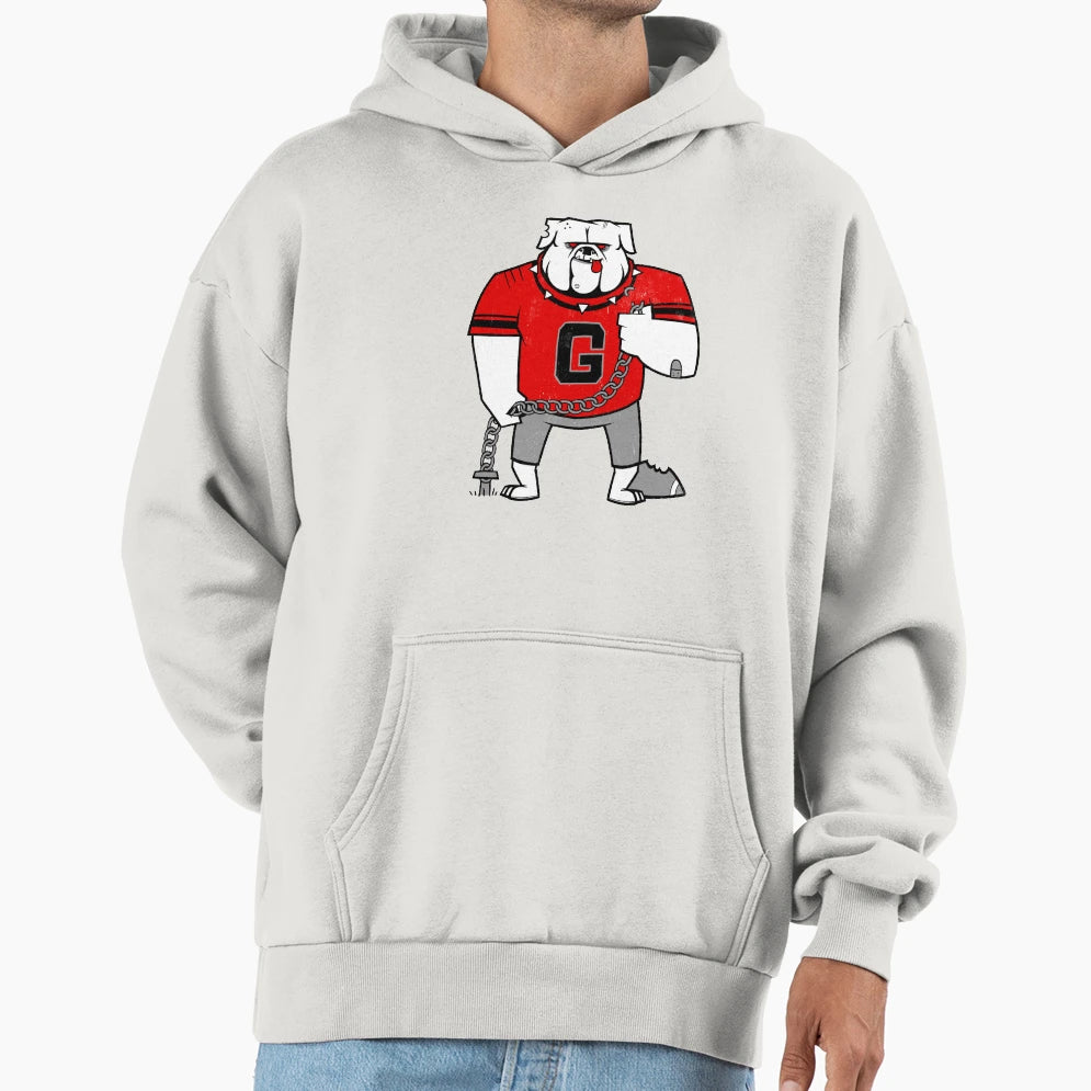 College Sports Bulldog Hoodie - Novelty Apparel Men Women - T-Shirt, Sweatshirt, Hoodie
