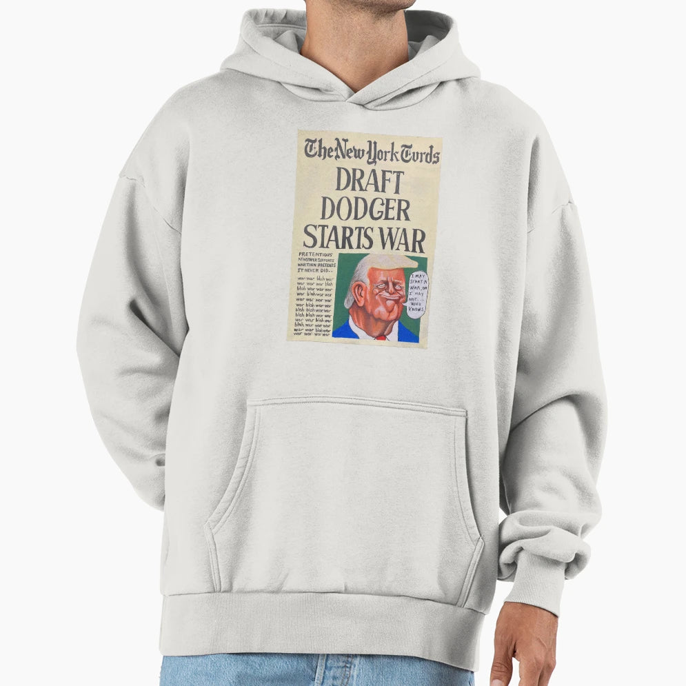Trump Cover New York Turds Hoodie - Unique Graphic Unisex - T-Shirt, Sweatshirt, Hoodie