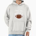 Proud Loud Cheering Football Mother Hoodie - Custom Art Print for Adults - T-Shirt, Sweatshirt, Hoodie