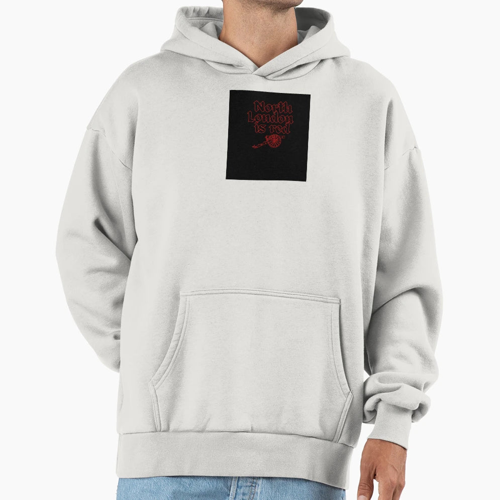 North London Is Red Hoodie - Graphic Print Unisex - T-Shirt, Sweatshirt, Hoodie