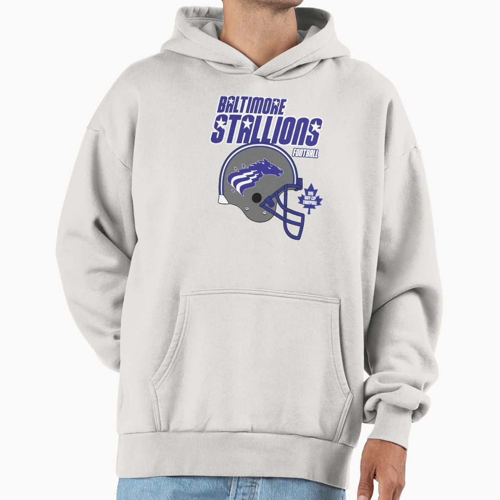 Baltimore Stallions Football Hoodie - Unique Graphic Men Women - T-Shirt, Sweatshirt, Hoodie