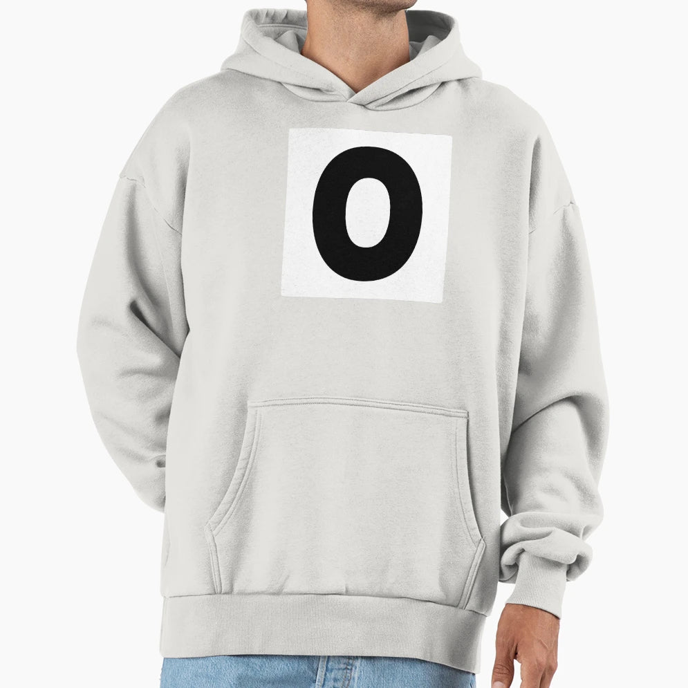 Letter O Hoodie - Fun Novelty Design for Adults - T-Shirt, Sweatshirt, Hoodie