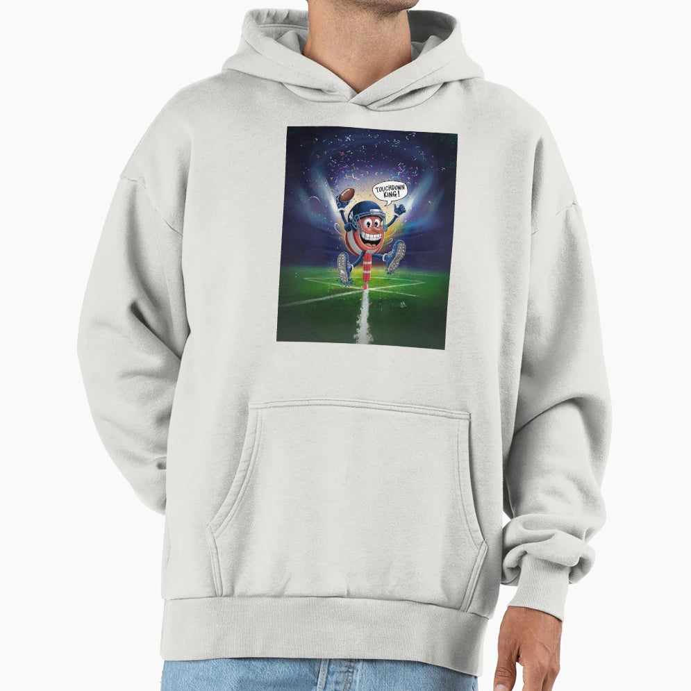 Headline News End Zone Hero Ultimate Hoodie - Aesthetic Graphic for Adults - T-Shirt, Sweatshirt, Hoodie