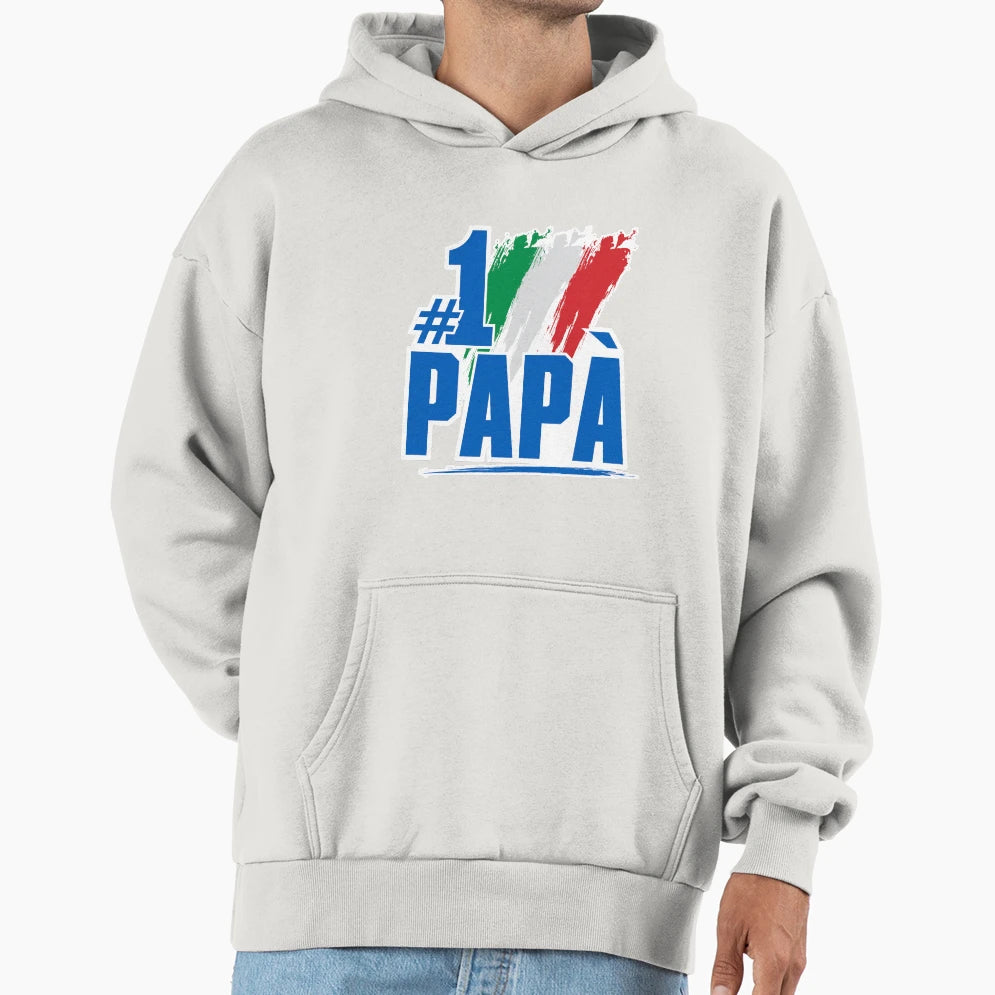 1 Papa Hoodie - Fun Novelty Design Men Women - T-Shirt, Sweatshirt, Hoodie