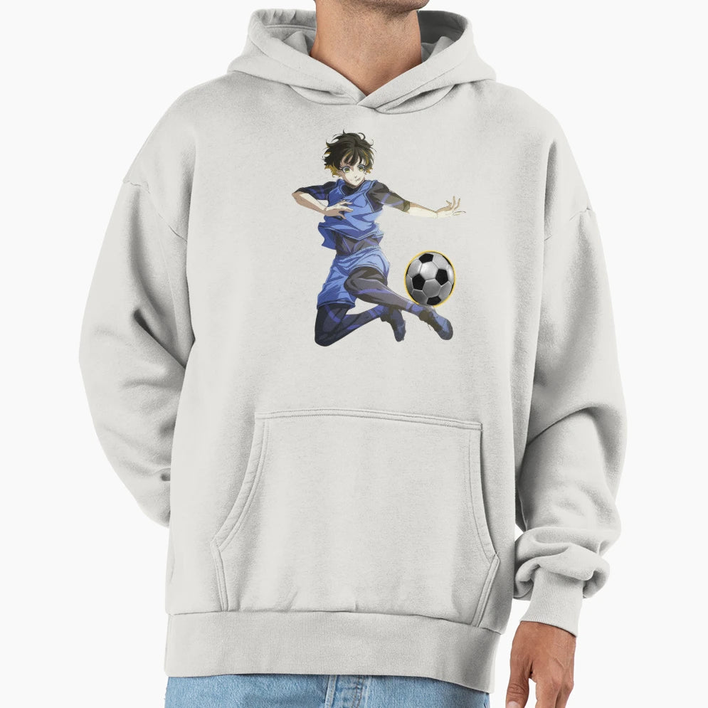 Bleu Lock Hoodie - Novelty Apparel Men Women - T-Shirt, Sweatshirt, Hoodie
