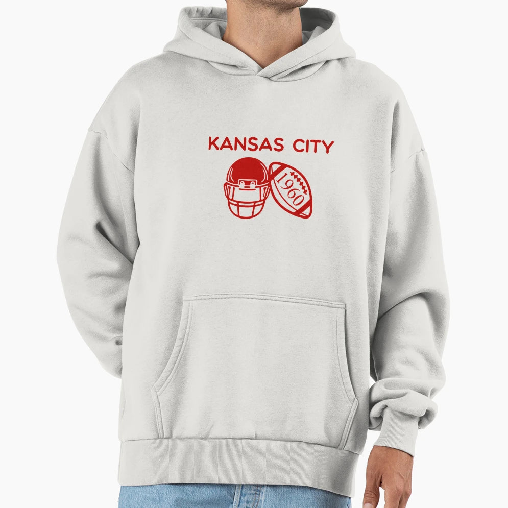 Football De Kansa Hoodie - Trendy Graphic Men Women - T-Shirt, Sweatshirt, Hoodie