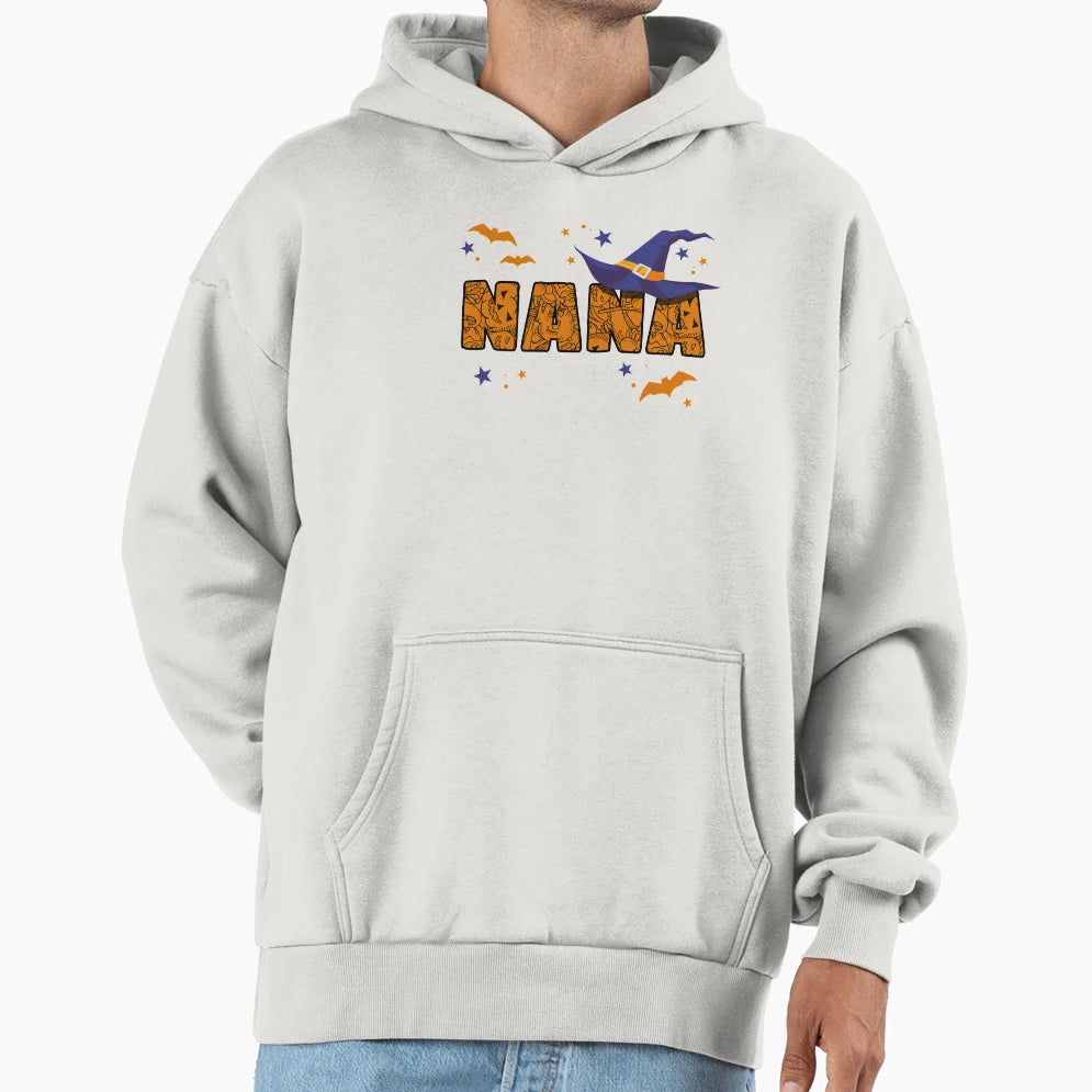 Nana Witch Grandma Nana Halloween Costume Hoodie - Unique Graphic Unisex - T-Shirt, Sweatshirt, Hoodie