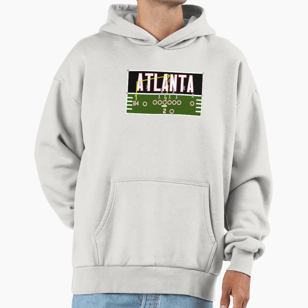 Atlanta Touchdown Hoodie - Fun Novelty Design for Adults - T-Shirt, Sweatshirt, Hoodie