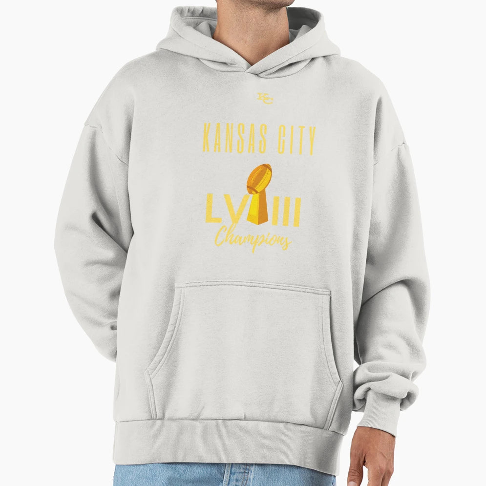 Kansas City Lviii Championship Hoodie - Casual Everyday Wear for Adults - T-Shirt, Sweatshirt, Hoodie