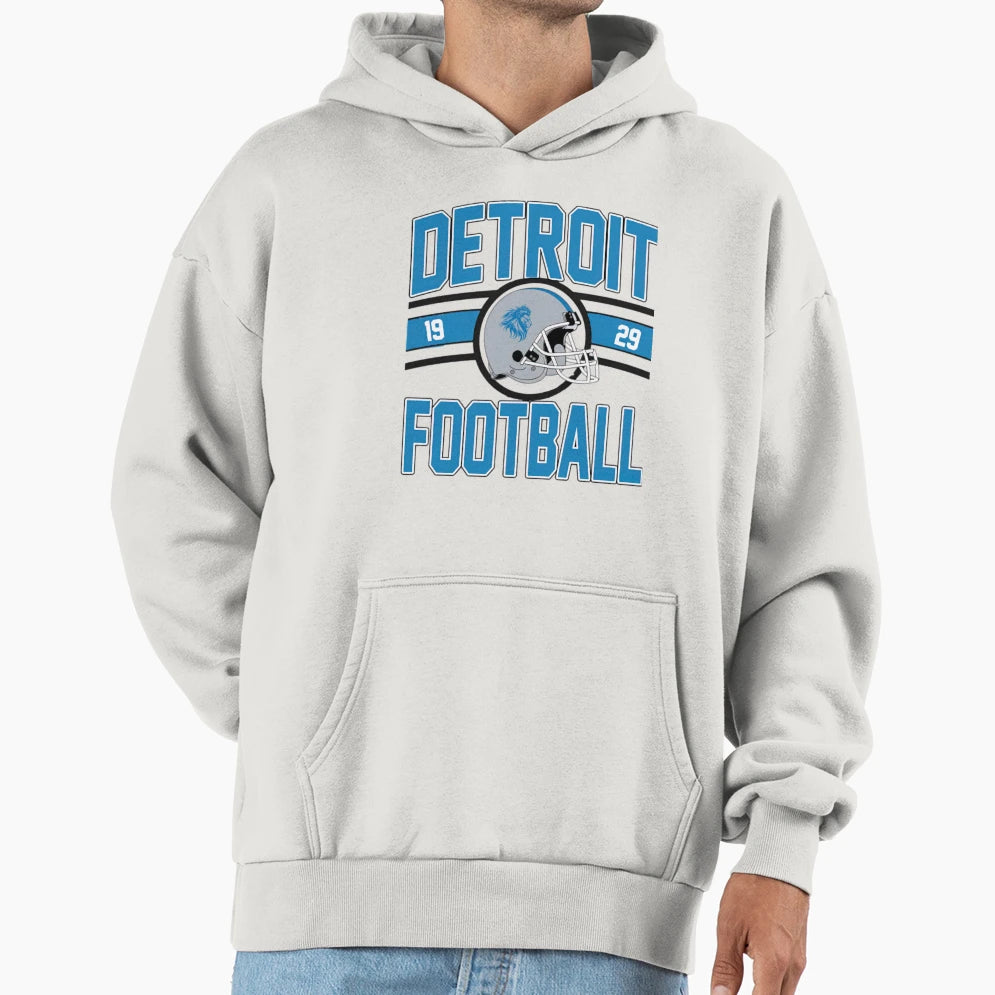 Football Detroit Lions Hoodie - Aesthetic Graphic Unisex - T-Shirt, Sweatshirt, Hoodie