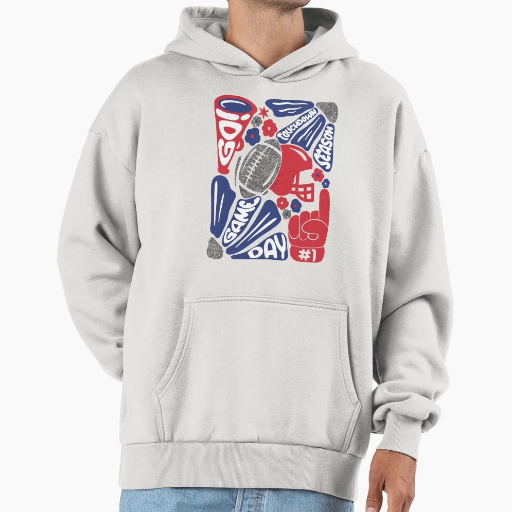 Game Day Hoodie - Aesthetic Graphic Unisex - T-Shirt, Sweatshirt, Hoodie