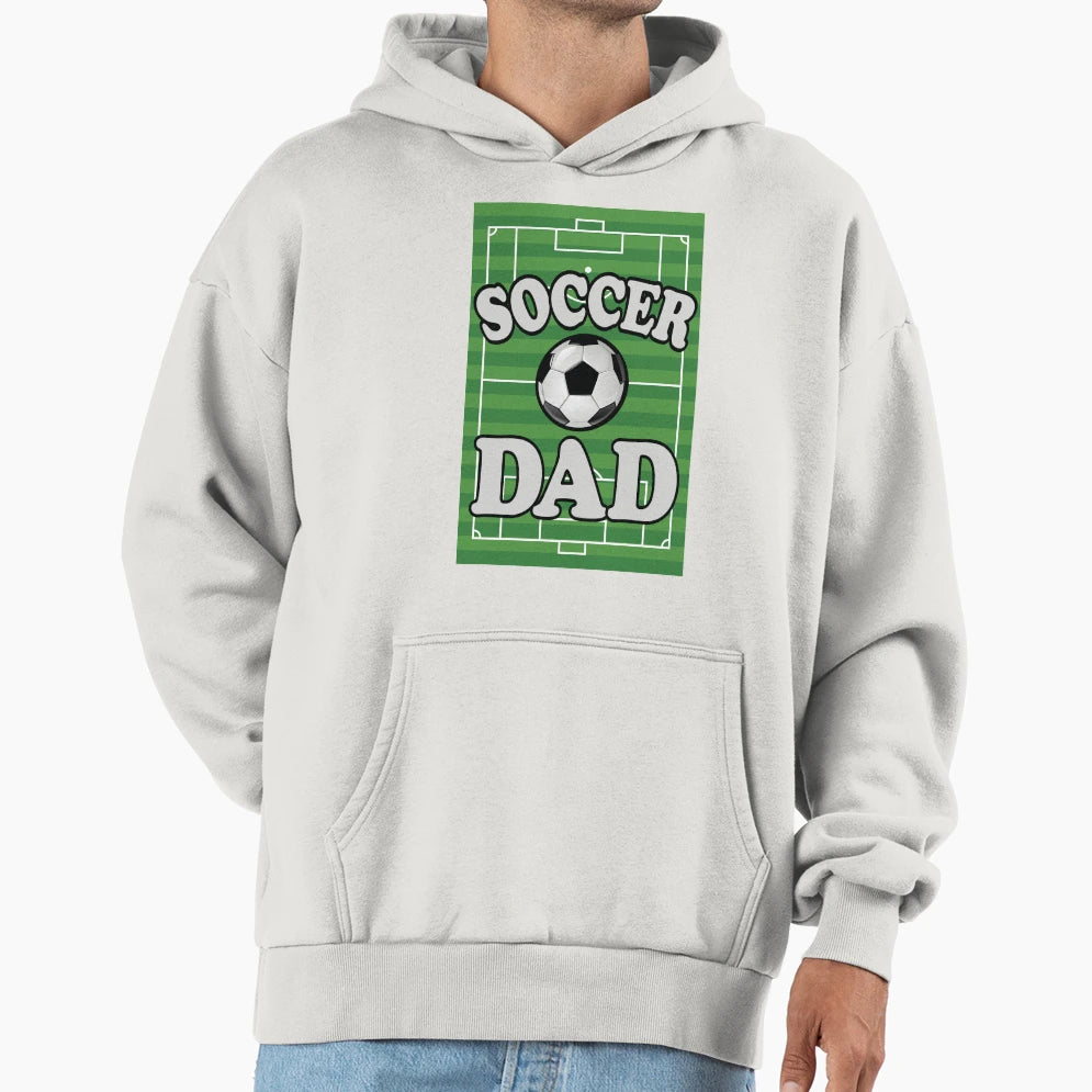 Soccer Dad Sports Fathers Day Birthday Hoodie - Minimalist Print Unisex - T-Shirt, Sweatshirt, Hoodie