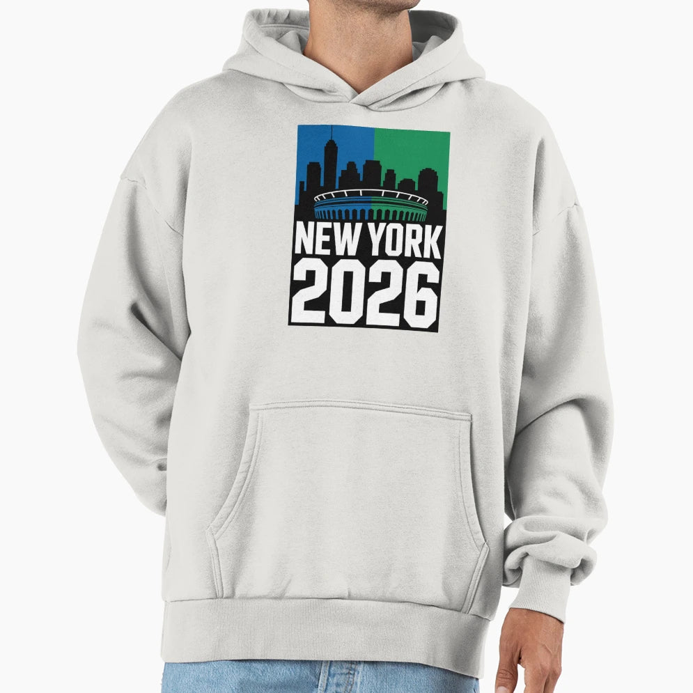New York 2026 Metlife Stadium T-Shirt - Minimalist Print for Adults - T-Shirt, Sweatshirt, Hoodie
