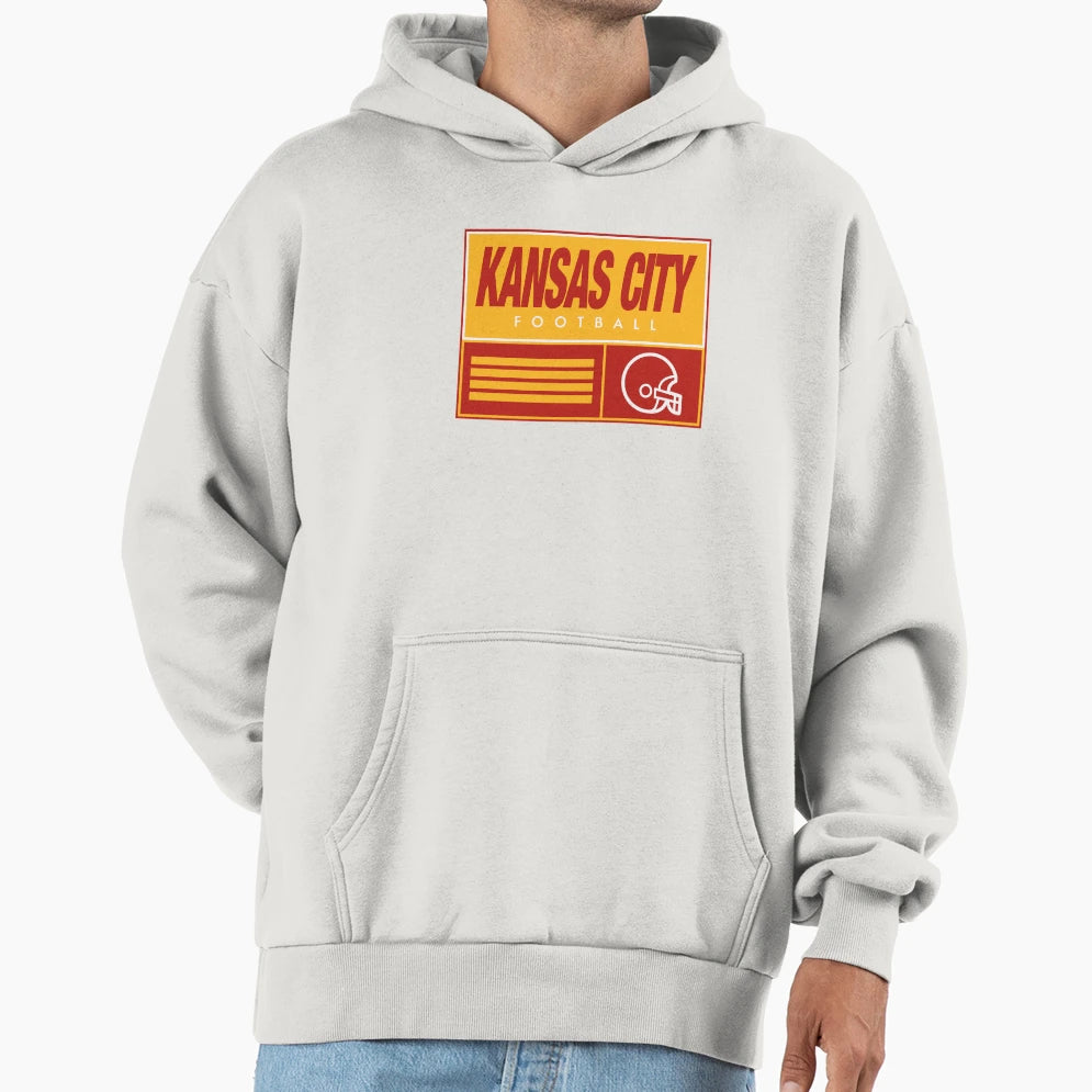 Kansas City Football Hoodie - Novelty Apparel Men Women - T-Shirt, Sweatshirt, Hoodie