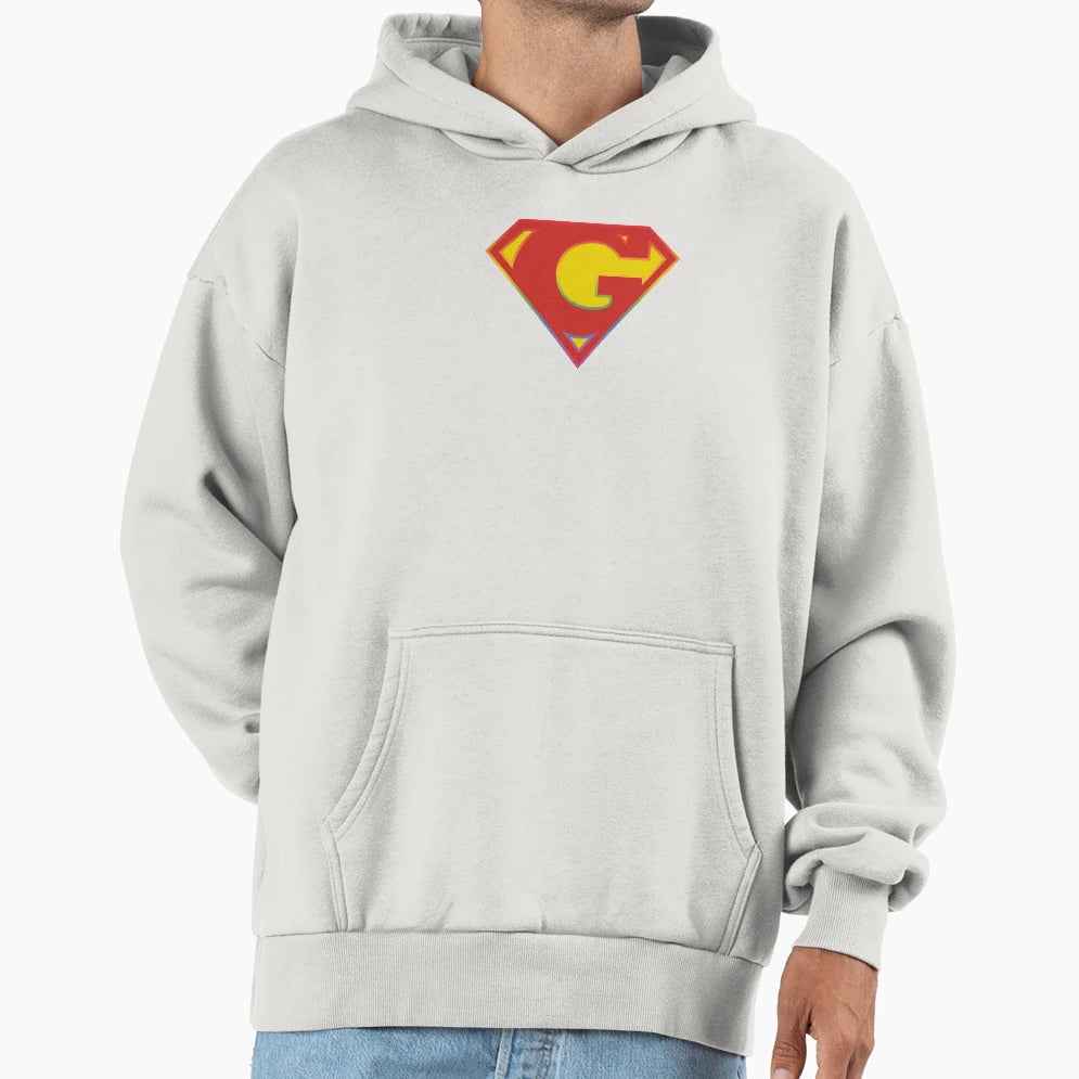 Supergay Emblem Pride Line Hoodie - Unique Graphic Men Women - T-Shirt, Sweatshirt, Hoodie