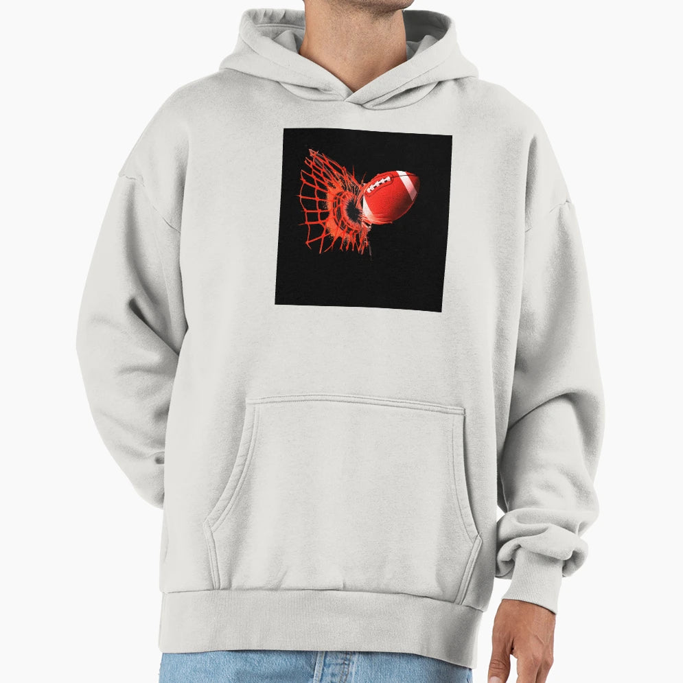 Baseball Baseball Game Netand Ball Hoodie - Casual Everyday Wear Men Women - T-Shirt, Sweatshirt, Hoodie