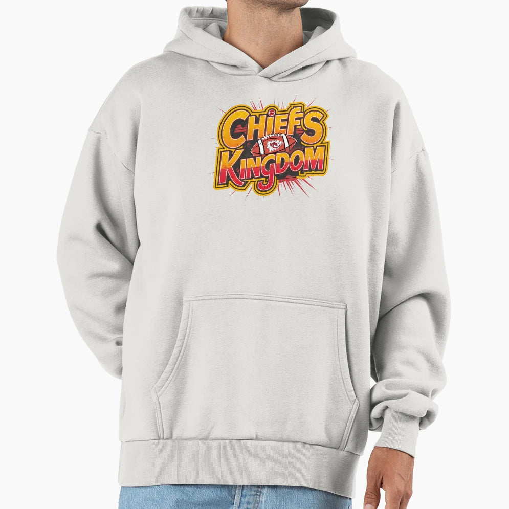 Chiefs Kingdom Hoodie - Novelty Apparel Unisex - T-Shirt, Sweatshirt, Hoodie