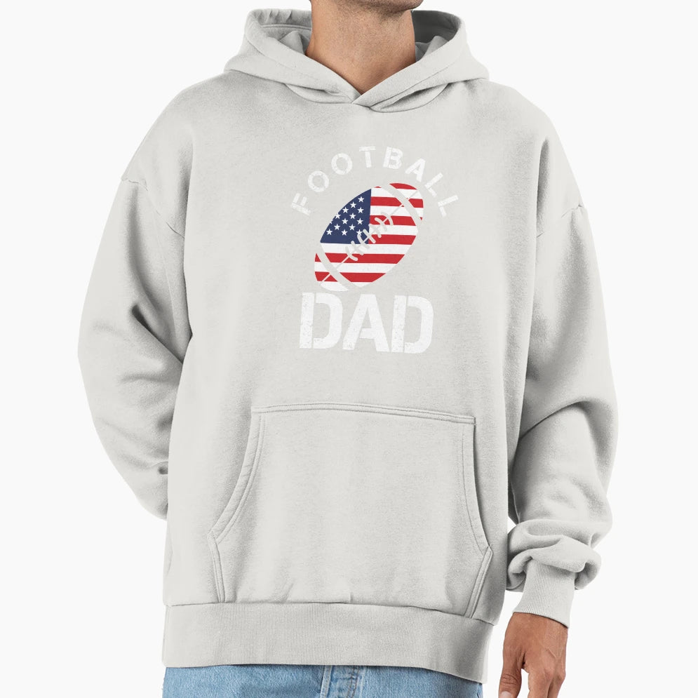Dad Football T-Shirt - Unique Graphic for Adults - T-Shirt, Sweatshirt, Hoodie