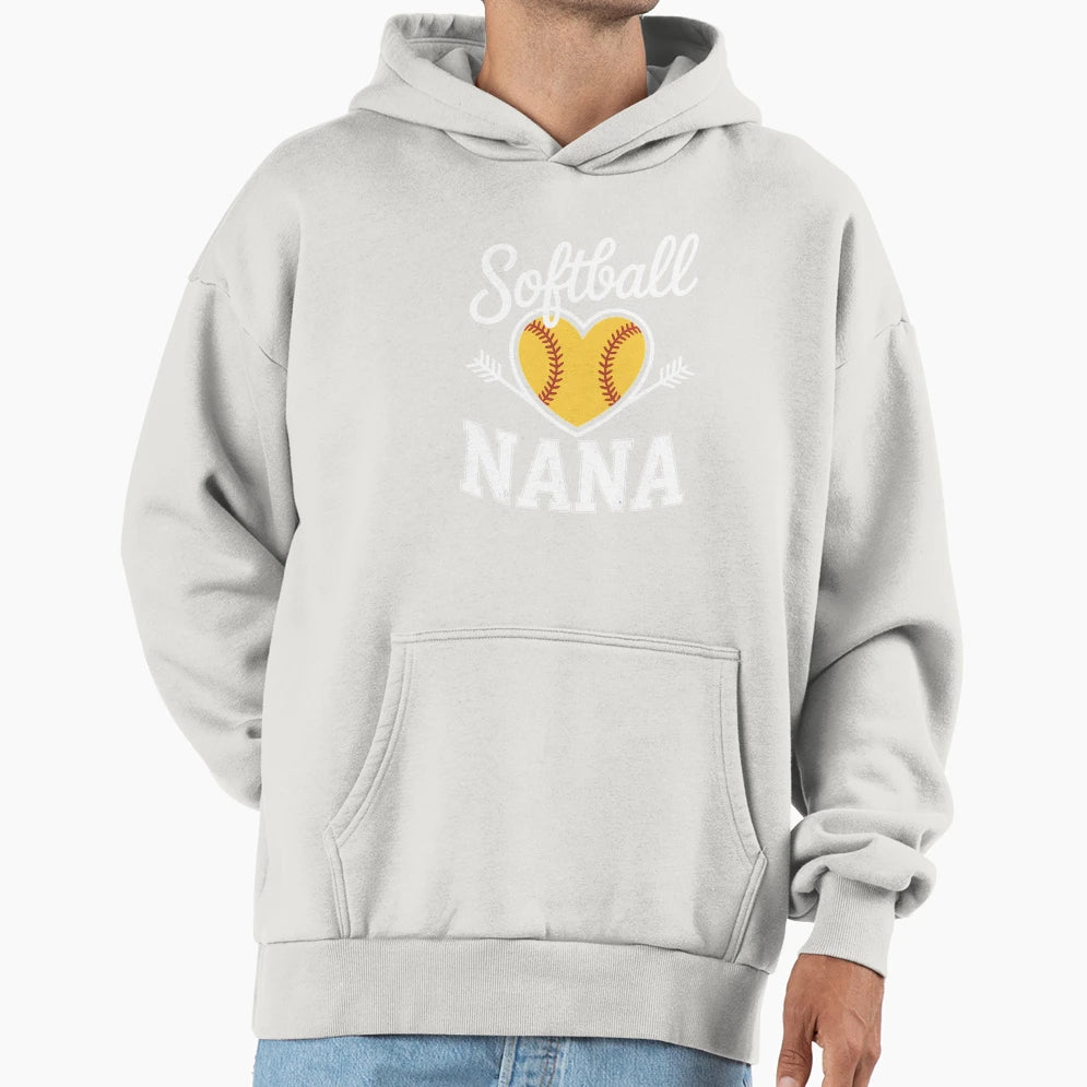 Softball Nana Hoodie - Streetwear Style Unisex - T-Shirt, Sweatshirt, Hoodie