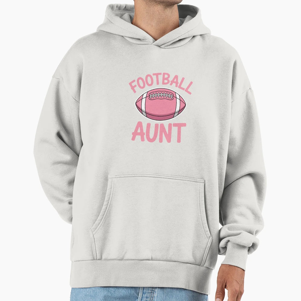 American Football Aunt Family Hoodie - Casual Everyday Wear for Adults - T-Shirt, Sweatshirt, Hoodie