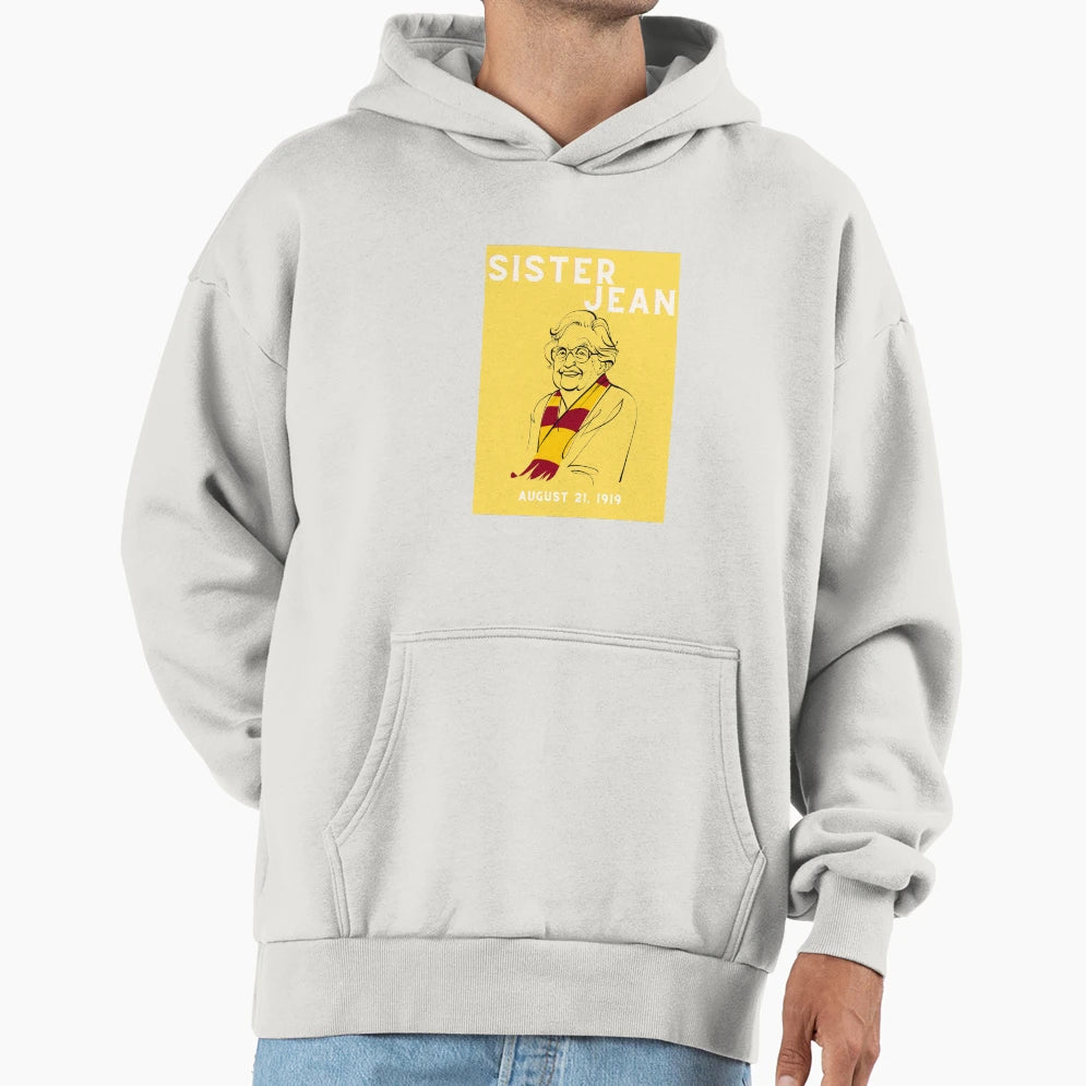 Sister Jean Hoodie - Minimalist Print for Adults - T-Shirt, Sweatshirt, Hoodie