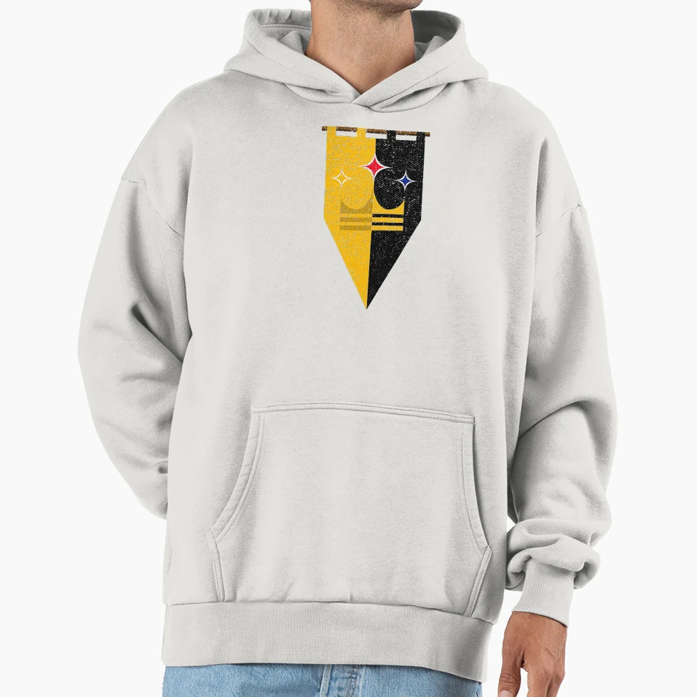 Pittsburgh Steelers Hoodie - Custom Art Print for Adults - T-Shirt, Sweatshirt, Hoodie