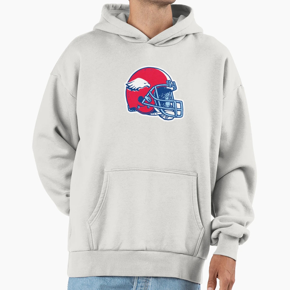 Nfl Football Helmet Hoodie - Novelty Apparel Men Women - T-Shirt, Sweatshirt, Hoodie