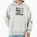 Milf I Love Football Hoodie - Custom Art Print for Adults - T-Shirt, Sweatshirt, Hoodie