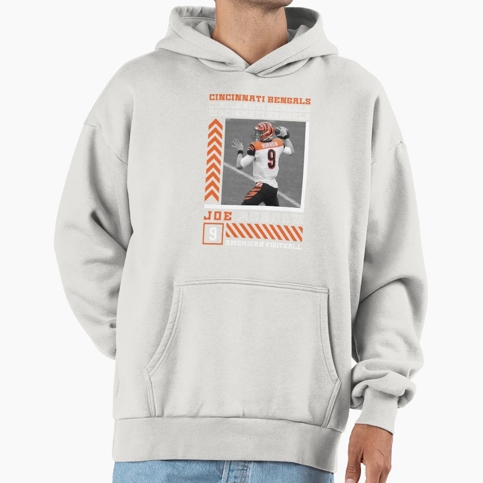 Player Sports Quarterback 14 Wide Hoodie - Graphic Print for Adults - T-Shirt, Sweatshirt, Hoodie