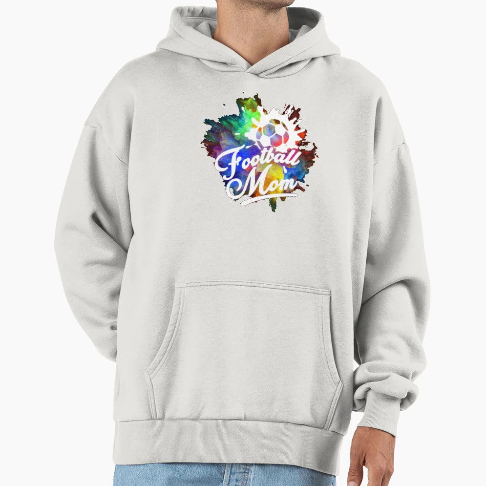 Football Mom Hoodie - Streetwear Style Men Women - T-Shirt, Sweatshirt, Hoodie