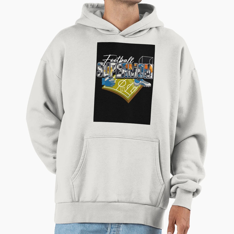 Football Supermom Cheering And Off Hoodie - Streetwear Style for Adults - T-Shirt, Sweatshirt, Hoodie