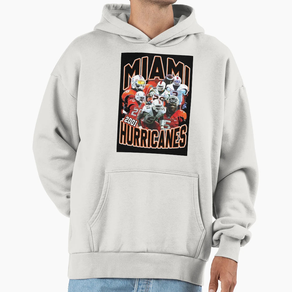 2001 Miami Championship Team Hoodie - Unique Graphic Men Women - T-Shirt, Sweatshirt, Hoodie