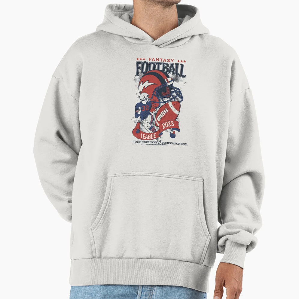 Fantasy Football League 2023 Hoodie - Graphic Print Unisex - T-Shirt, Sweatshirt, Hoodie