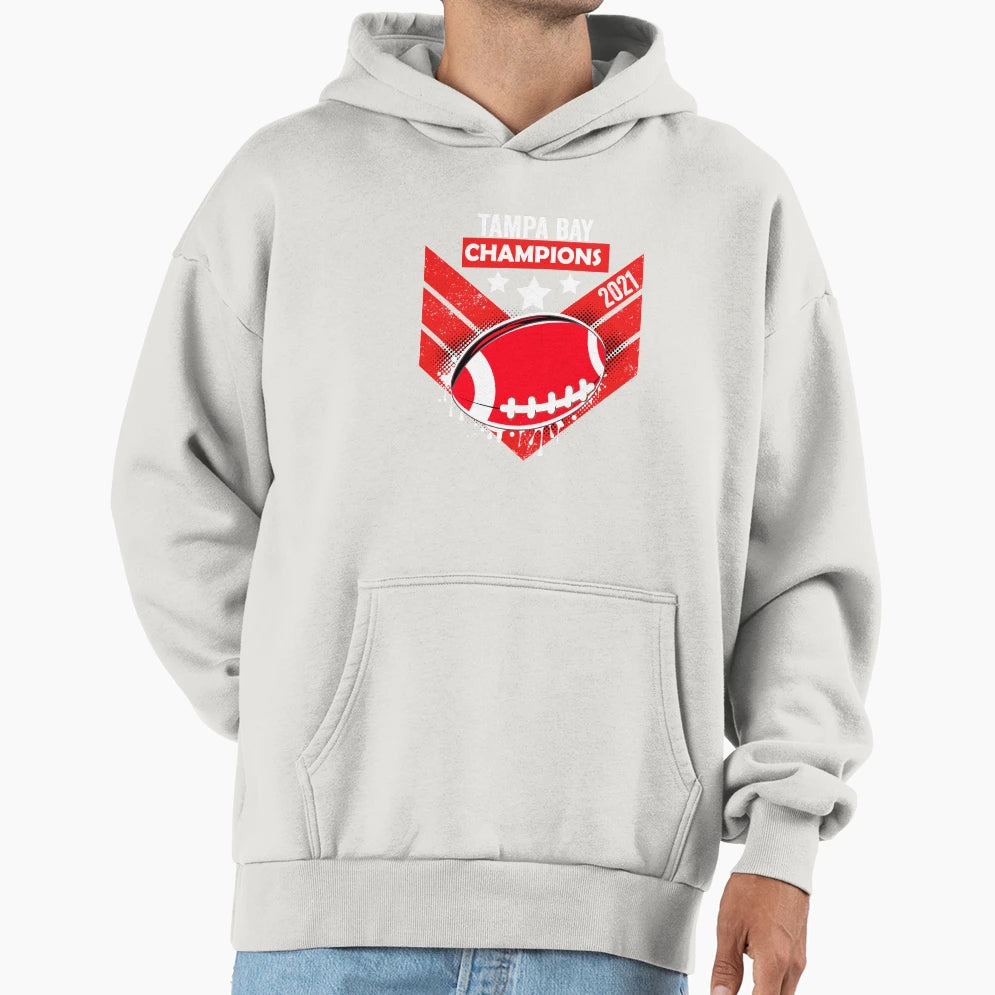 Tampa Fotball Champions 2021 Hoodie - Graphic Print for Adults - T-Shirt, Sweatshirt, Hoodie
