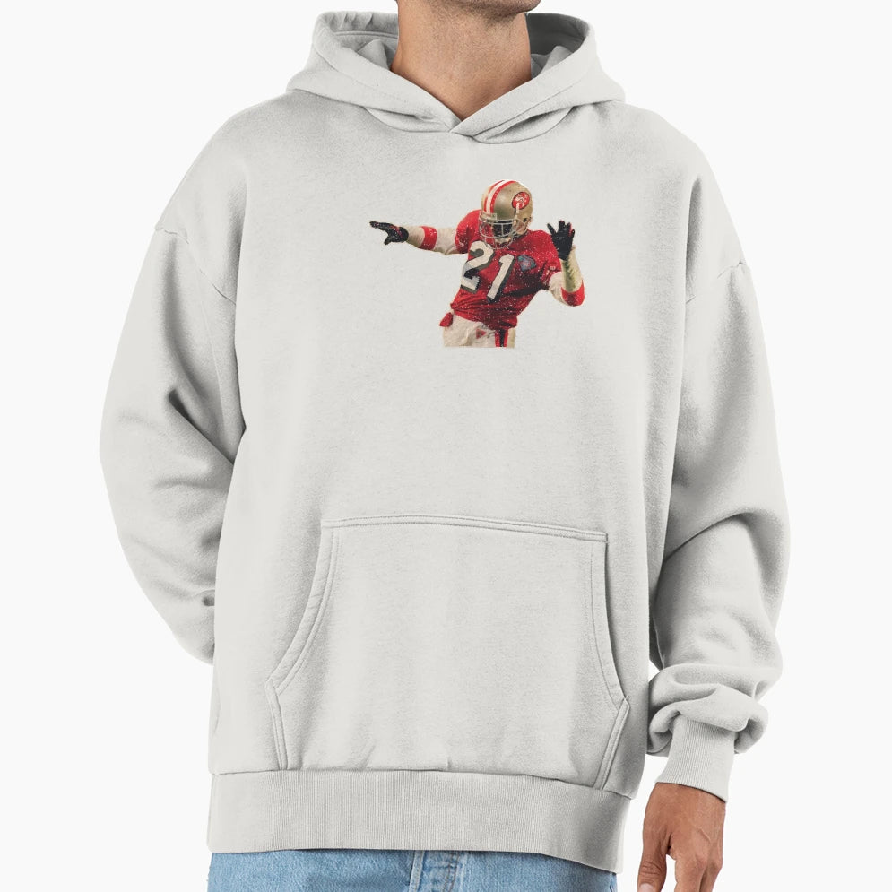 Deion Sport Sanders San Francisco 49Ers Hoodie - Minimalist Print Unisex - T-Shirt, Sweatshirt, Hoodie