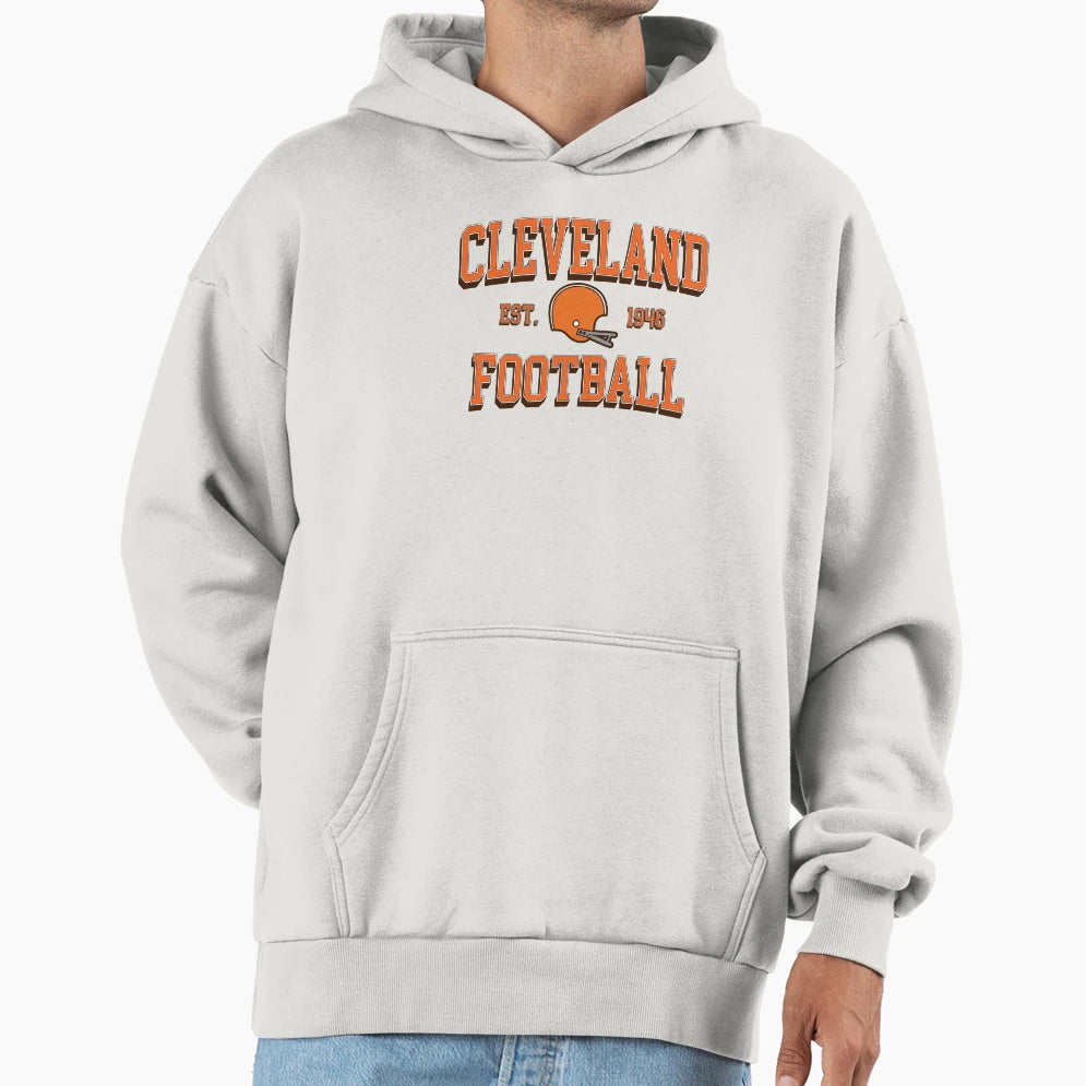 Cleveland Browns Football Hoodie - Aesthetic Graphic Unisex - T-Shirt, Sweatshirt, Hoodie