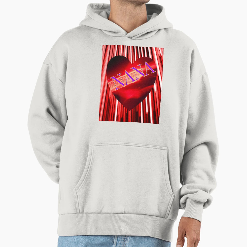 Nana Is My Valentine Heart Hoodie - Graphic Print Men Women - T-Shirt, Sweatshirt, Hoodie
