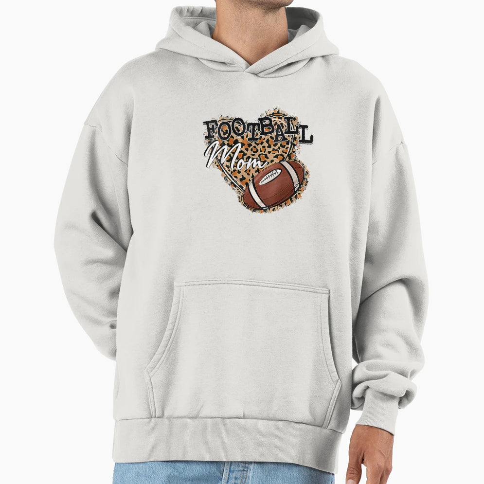 Mothers Day Womens Football Mom Hoodie - Custom Art Print Men Women - T-Shirt, Sweatshirt, Hoodie