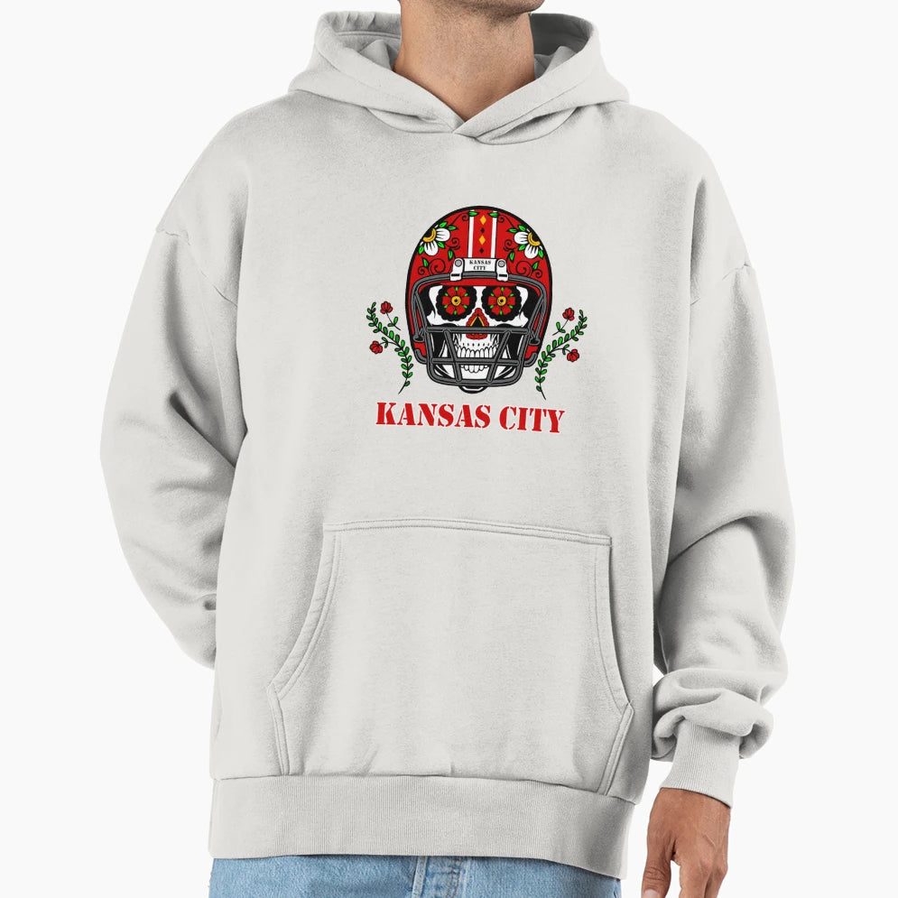 Kansas City Kc Football Hoodie - Custom Art Print Unisex - T-Shirt, Sweatshirt, Hoodie