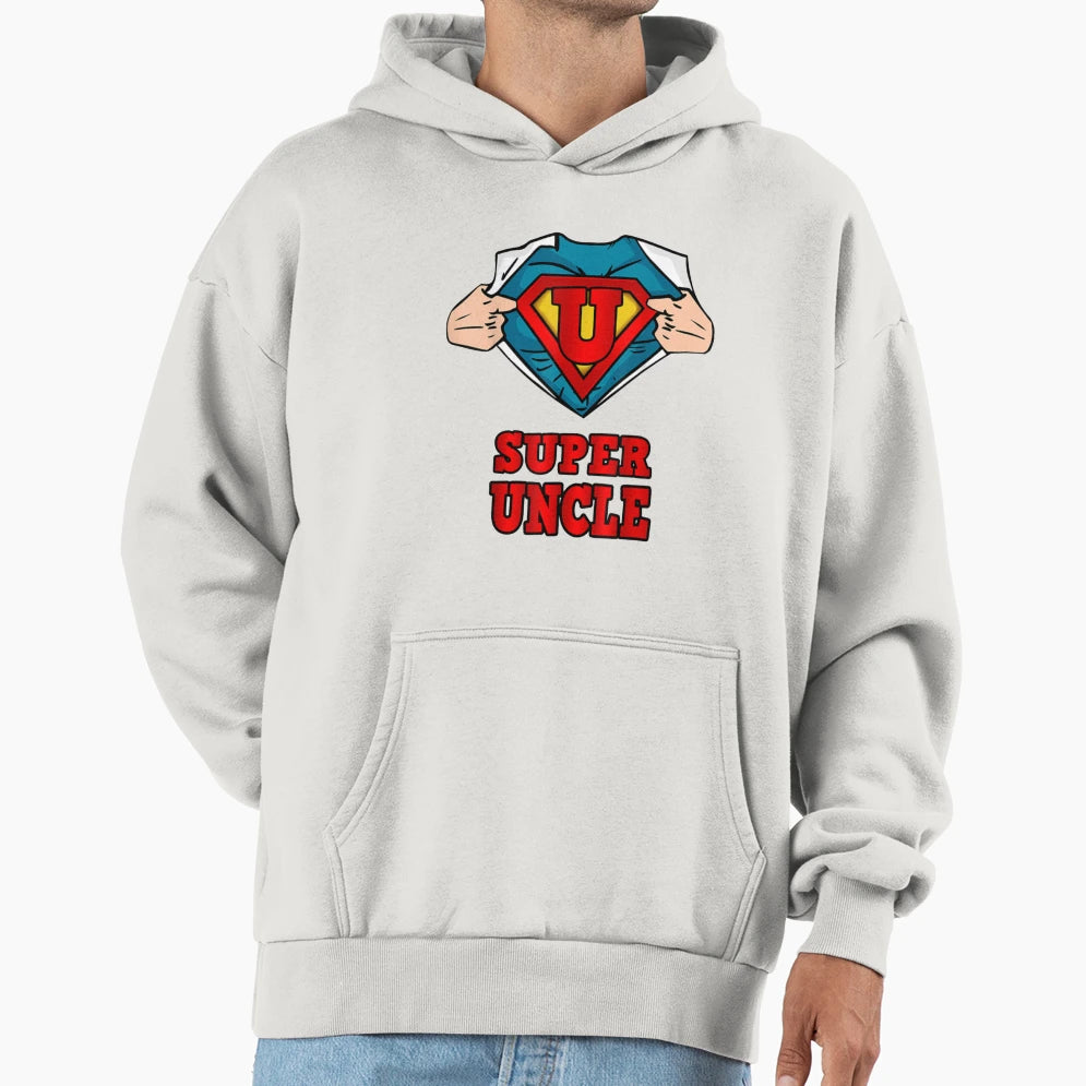 Super Uncle Superhero Great Gift T-Shirt - Custom Art Print Unisex - T-Shirt, Sweatshirt, Hoodie