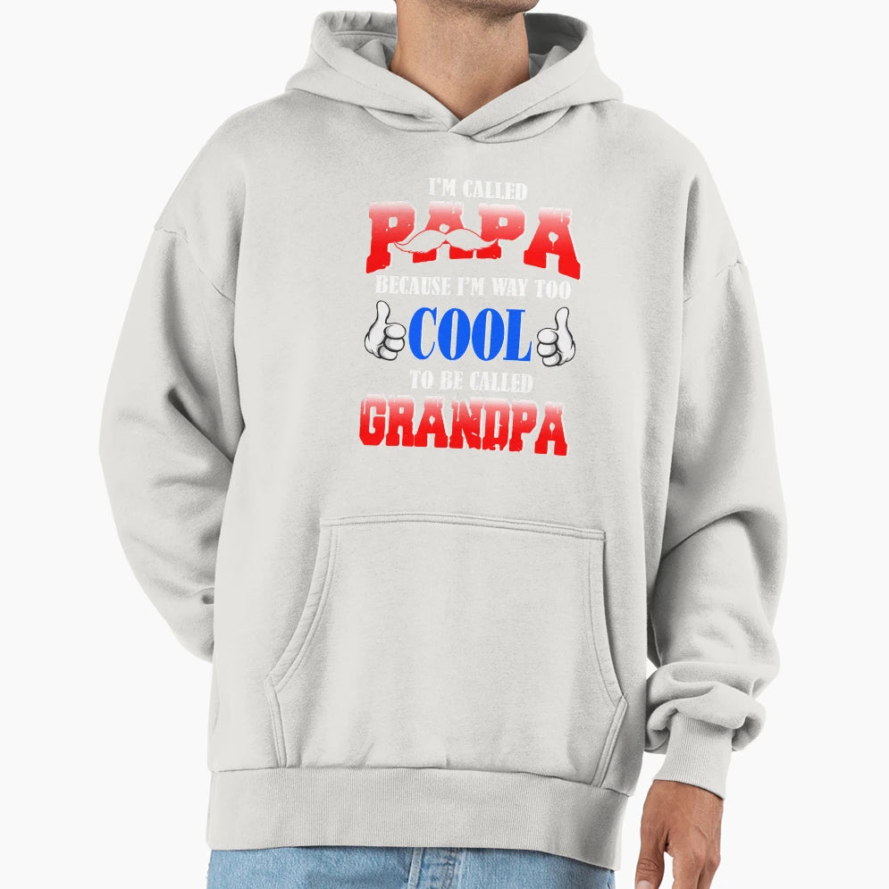 Fathers Day Papa Too To Be Called Grandpa T-Shirt - Unique Graphic Unisex - T-Shirt, Sweatshirt, Hoodie