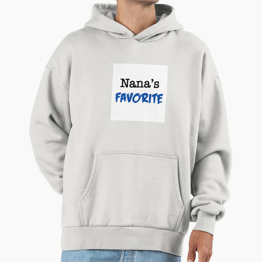 Nanas Favorite Blue Hoodie - Unique Graphic Unisex - T-Shirt, Sweatshirt, Hoodie